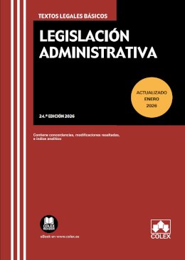 Portada de Legislación administrativa