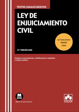 Portada de Ley de Enjuiciamiento Civil