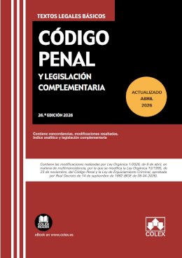 Portada de Código Penal y legislación complementaria