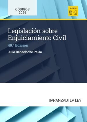 Portada de Legislación sobre Enjuiciamiento Civil, edición 2026