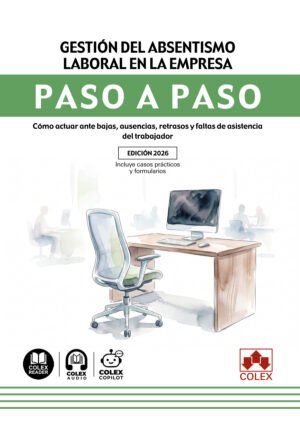 Portada · Gestión del absentismo laboral en la empresa · Colex 2026