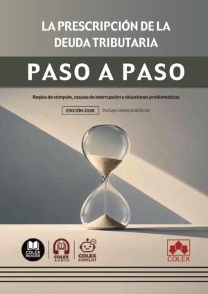 Portada de La prescripción de la deuda tributaria. Colex, 2026, ISBN 9791370651282.